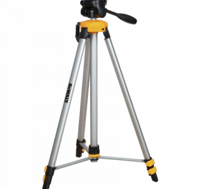 DEWALT Laser Level Tripod, ¼ x 20 Thread Mount, Collapsible Legs, Non-Skid Feet, Carrying Pouch.